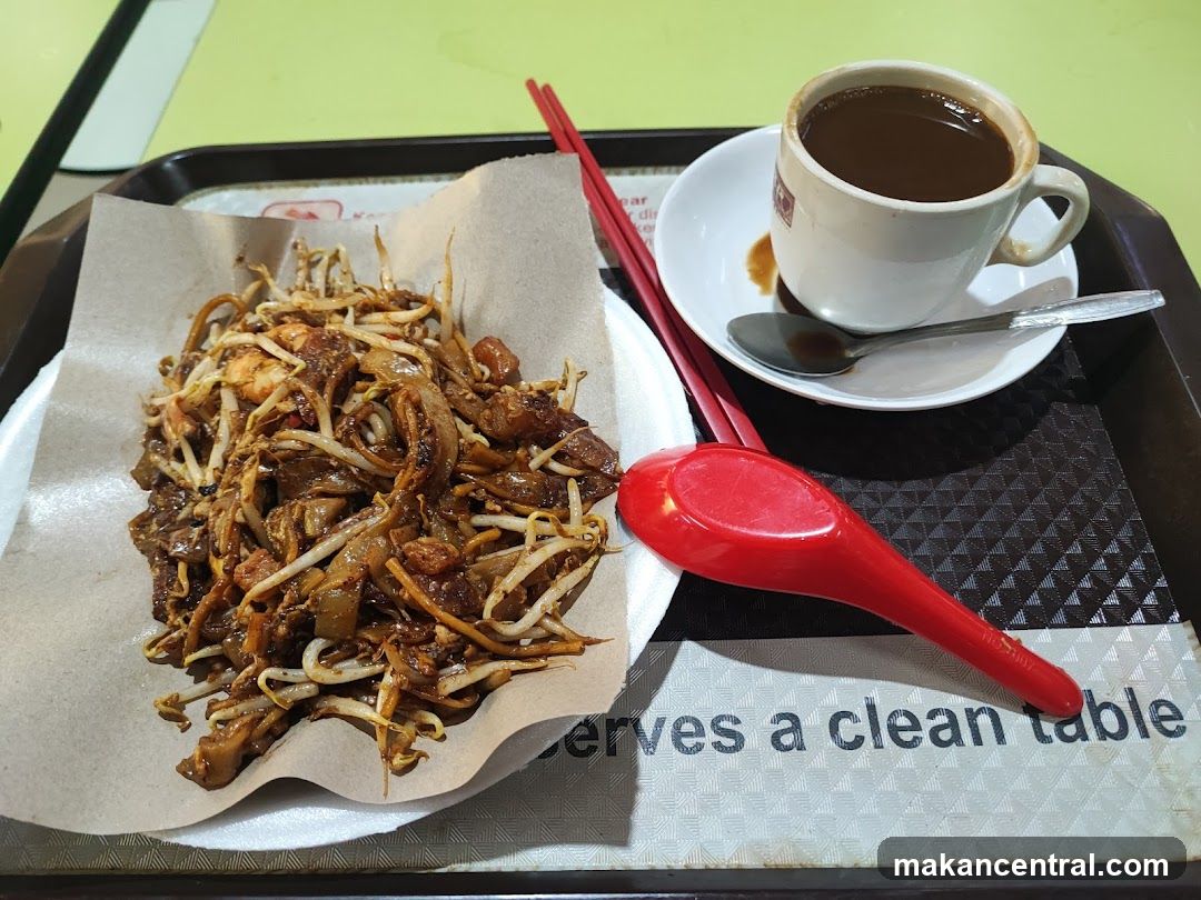 Char Kway Teow and Coffee
