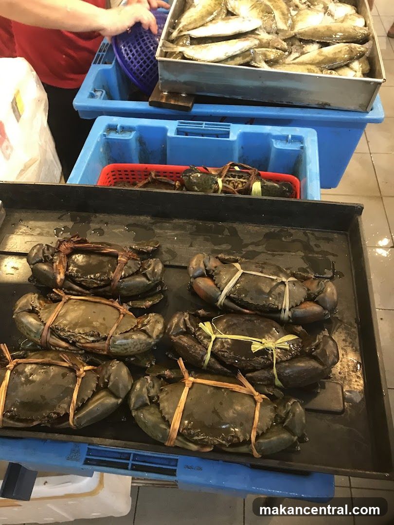 Crabs and Fish for Sale