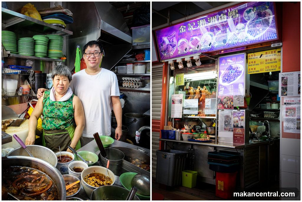 Food Stall Owners and Display