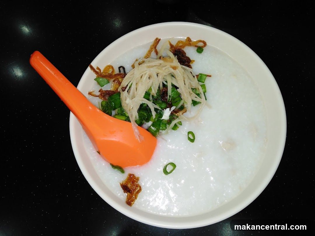 Congee with toppings