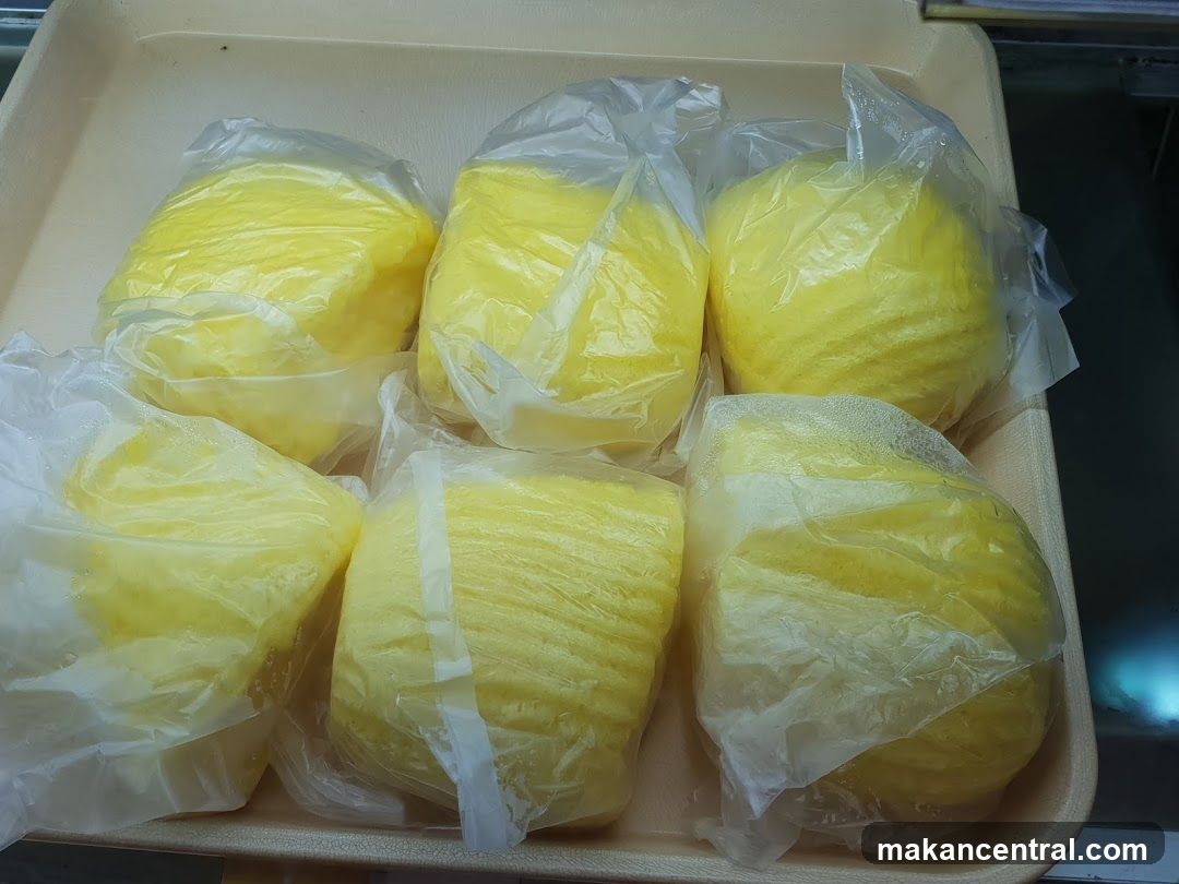 Yellow Produce in Plastic Bags