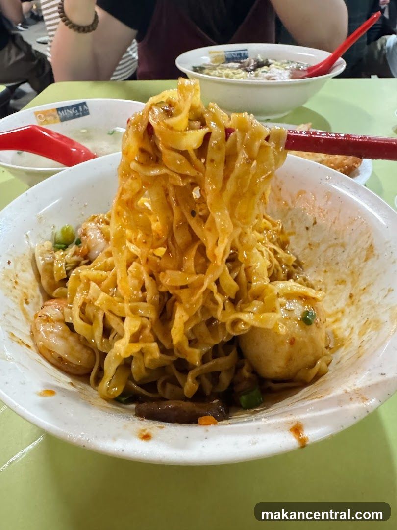 Noodles with Shrimp and Fish Balls