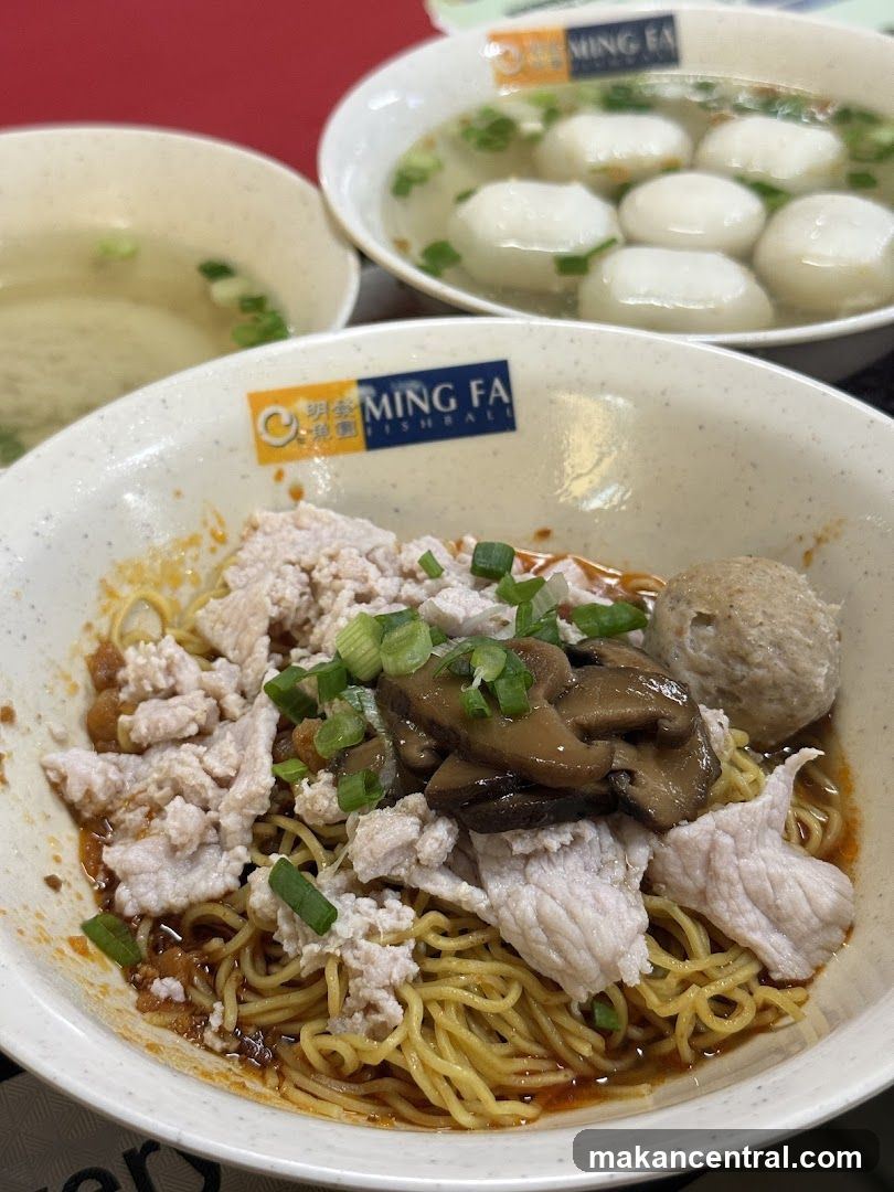 Noodles with Pork and Mushrooms