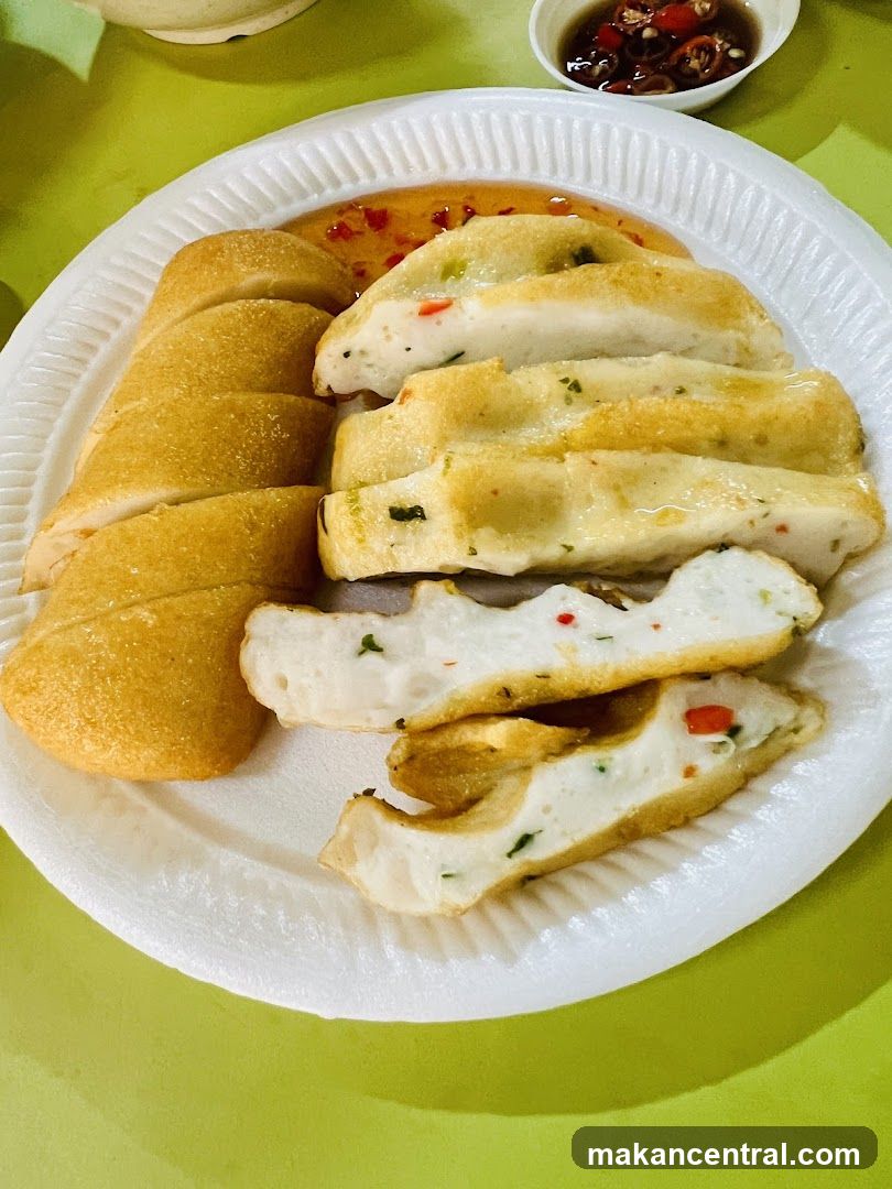 Fried Fish Cakes with Chili Dip