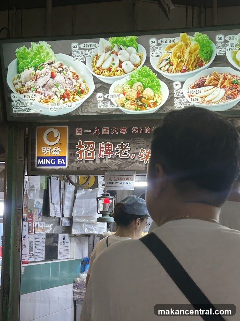 Food Stall Menu