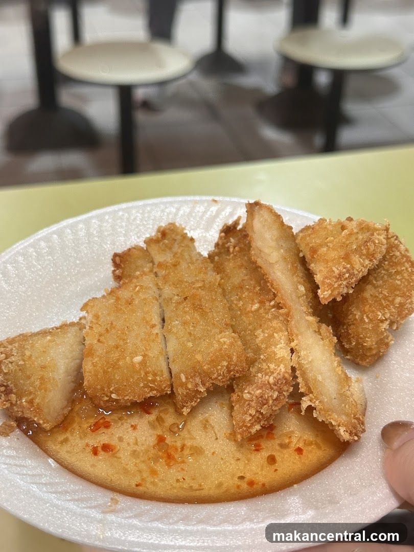 Fried Food with Sauce