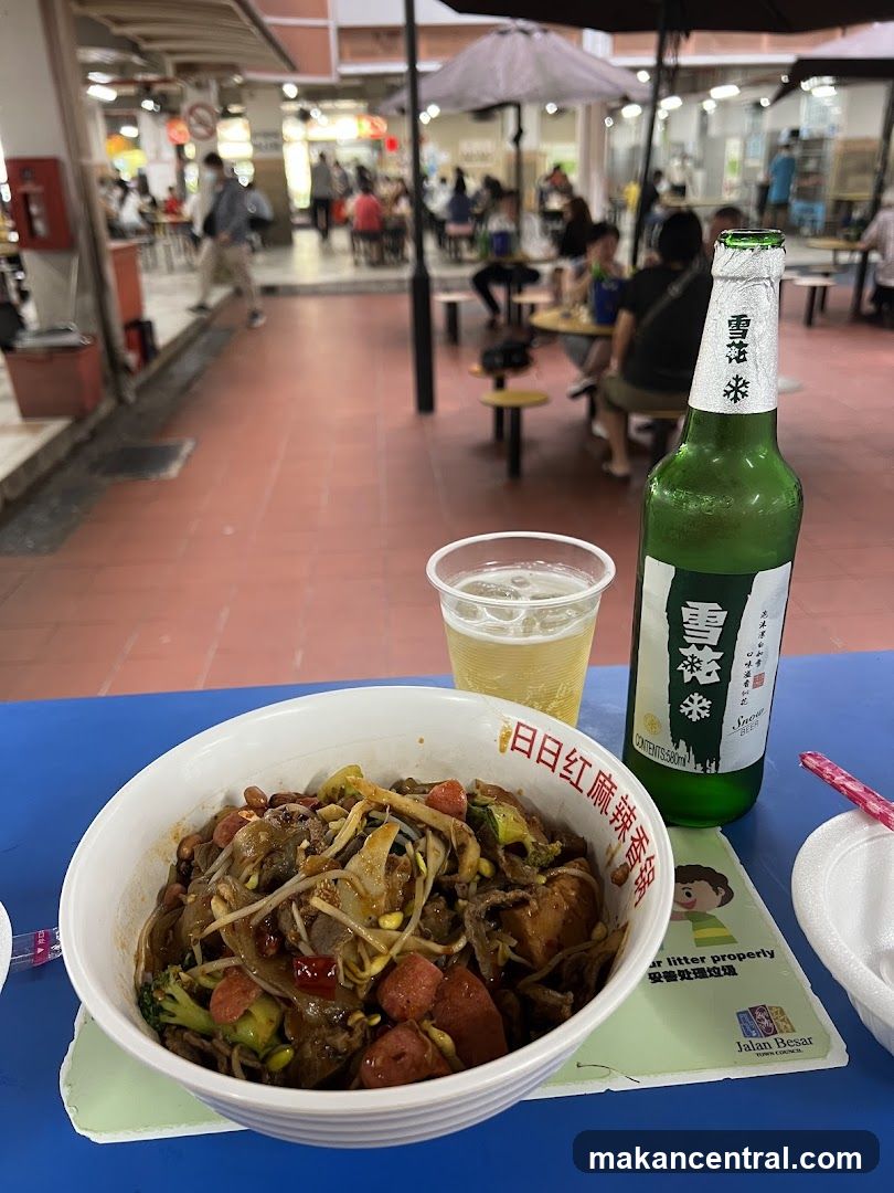 Food and Drink at an Outdoor Eatery