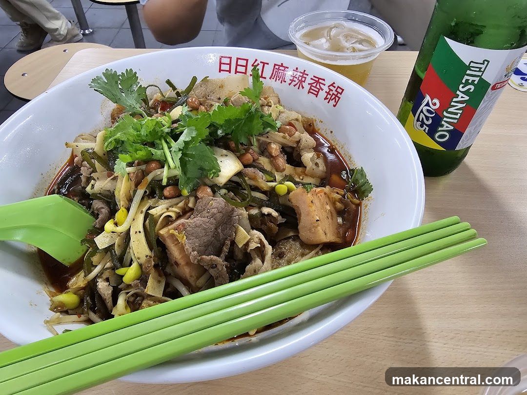 Spicy Noodle Dish with Beer