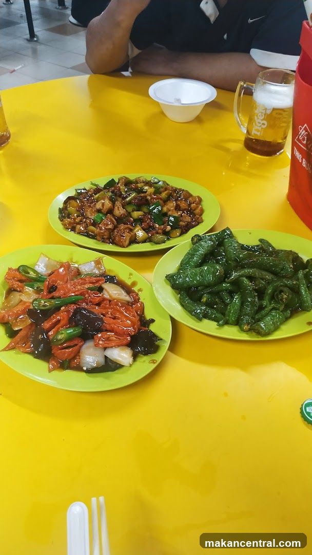 Food and Drinks on a Yellow Table