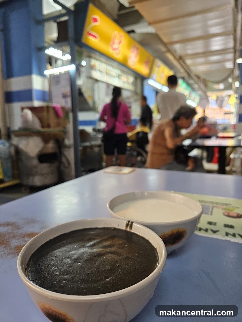 Dessert Bowls at a Food Stall