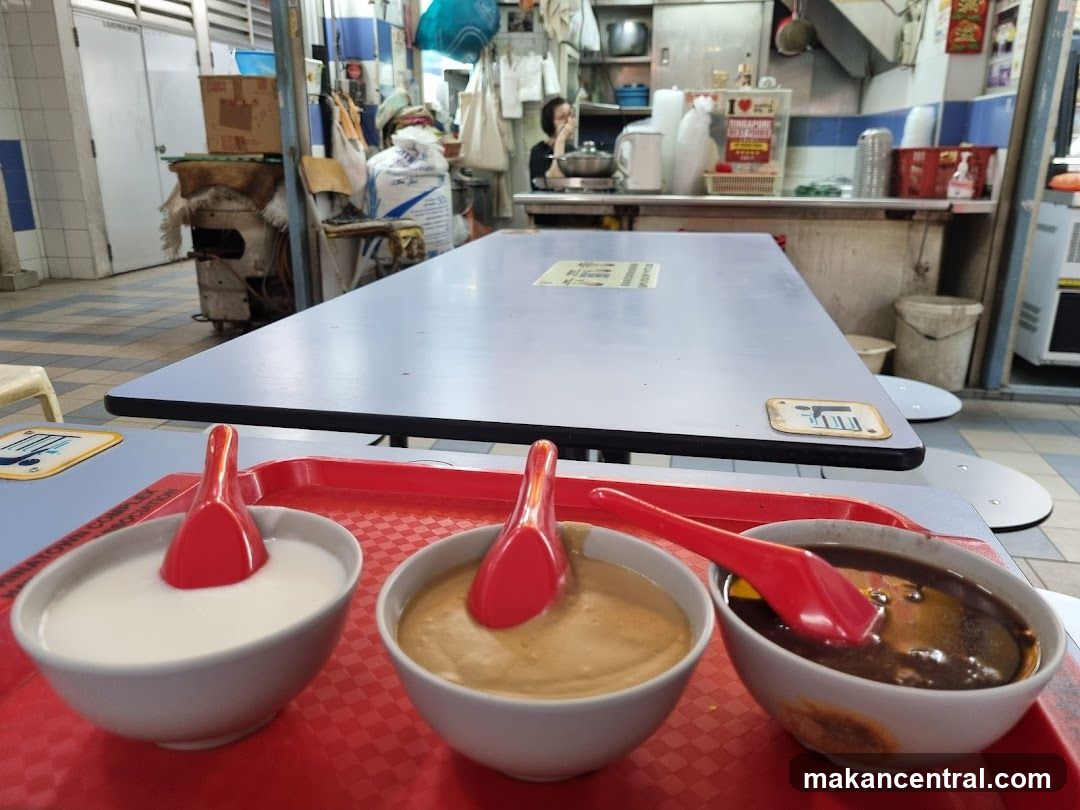 Dessert Bowls at a Food Stall