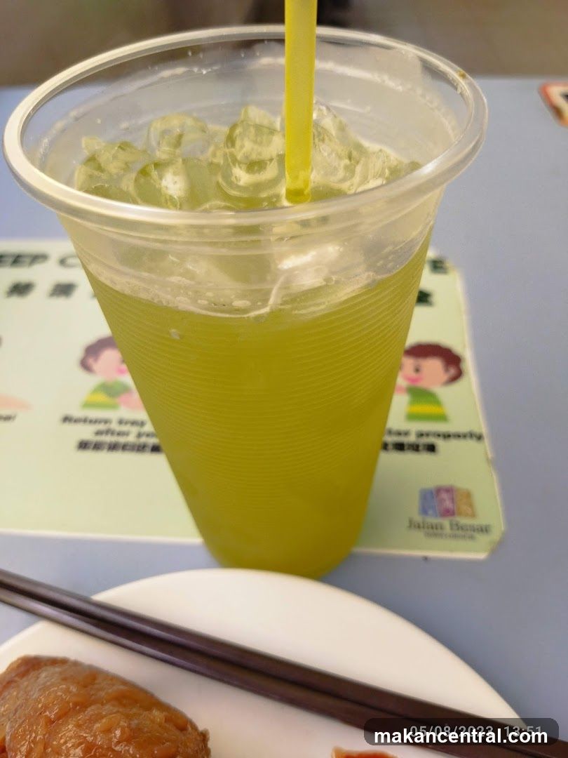 Sugarcane Drink with Food