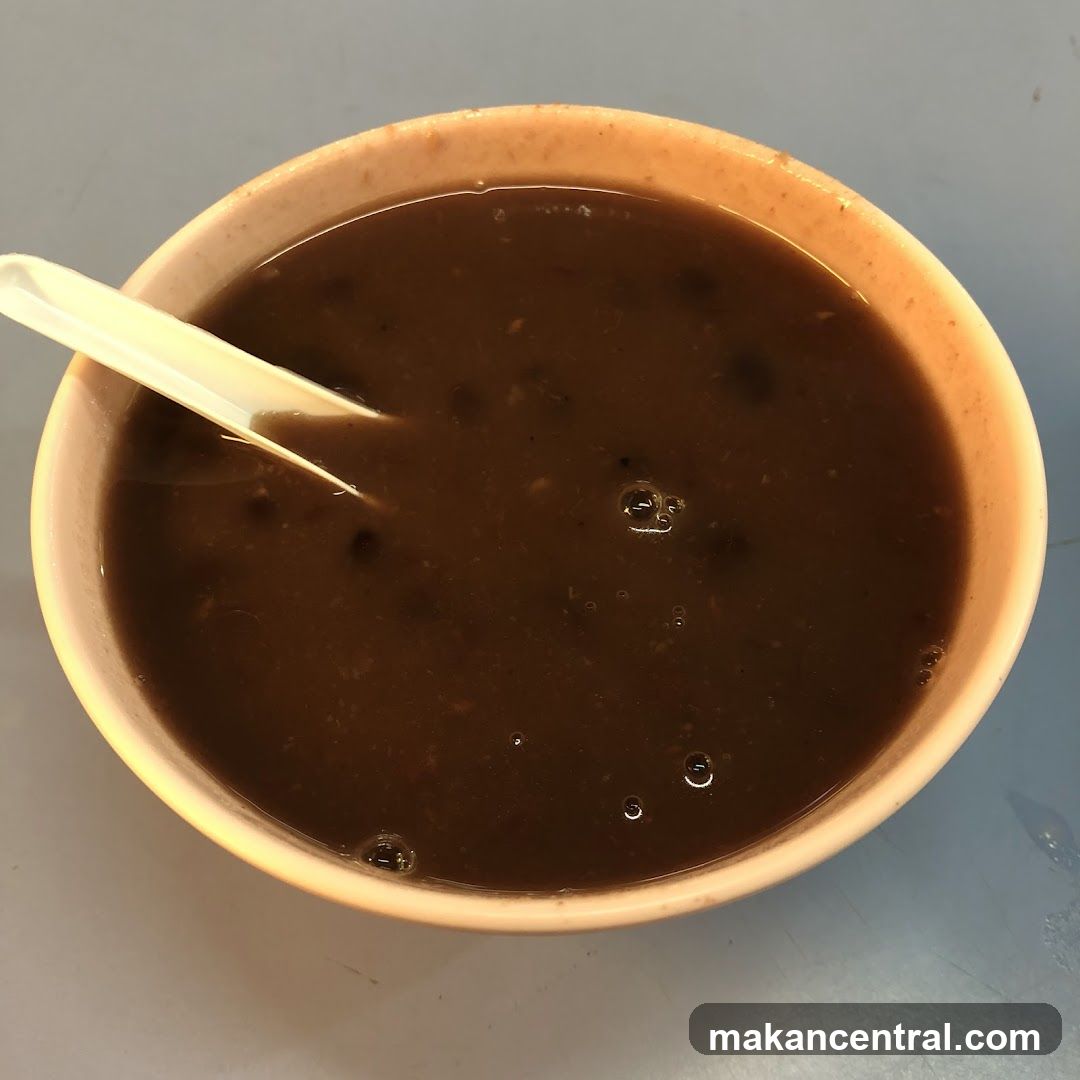 Bowl of Black Bean Soup