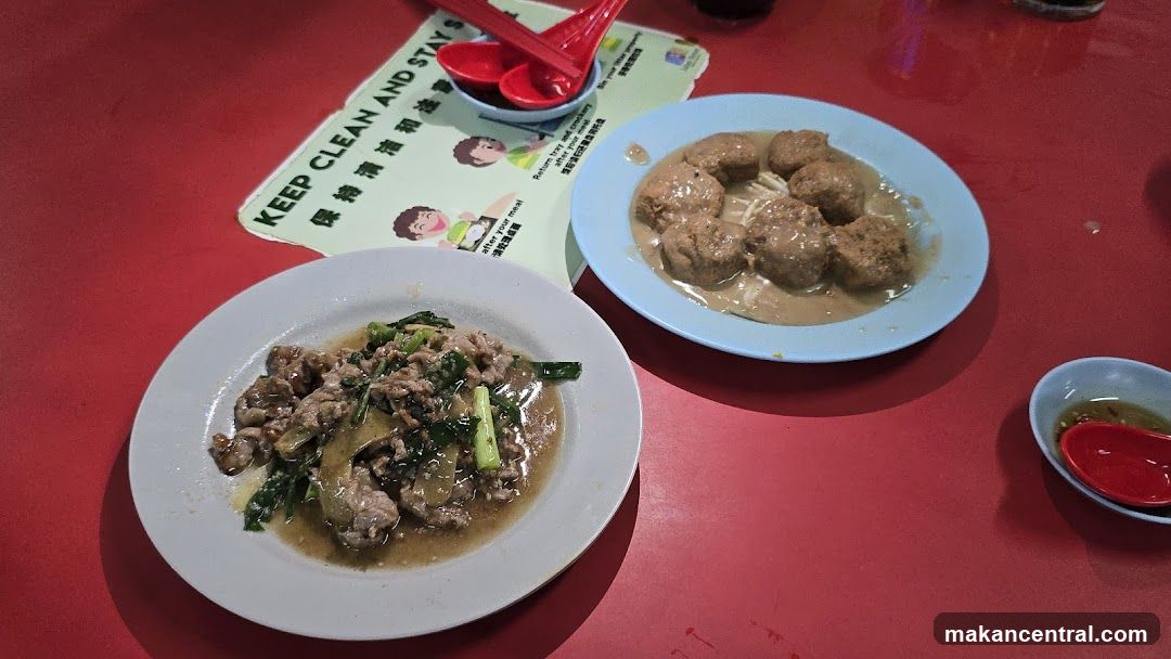 Food on a table