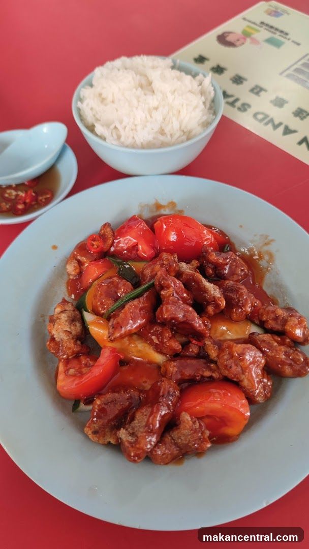 Sweet and Sour Pork with Rice