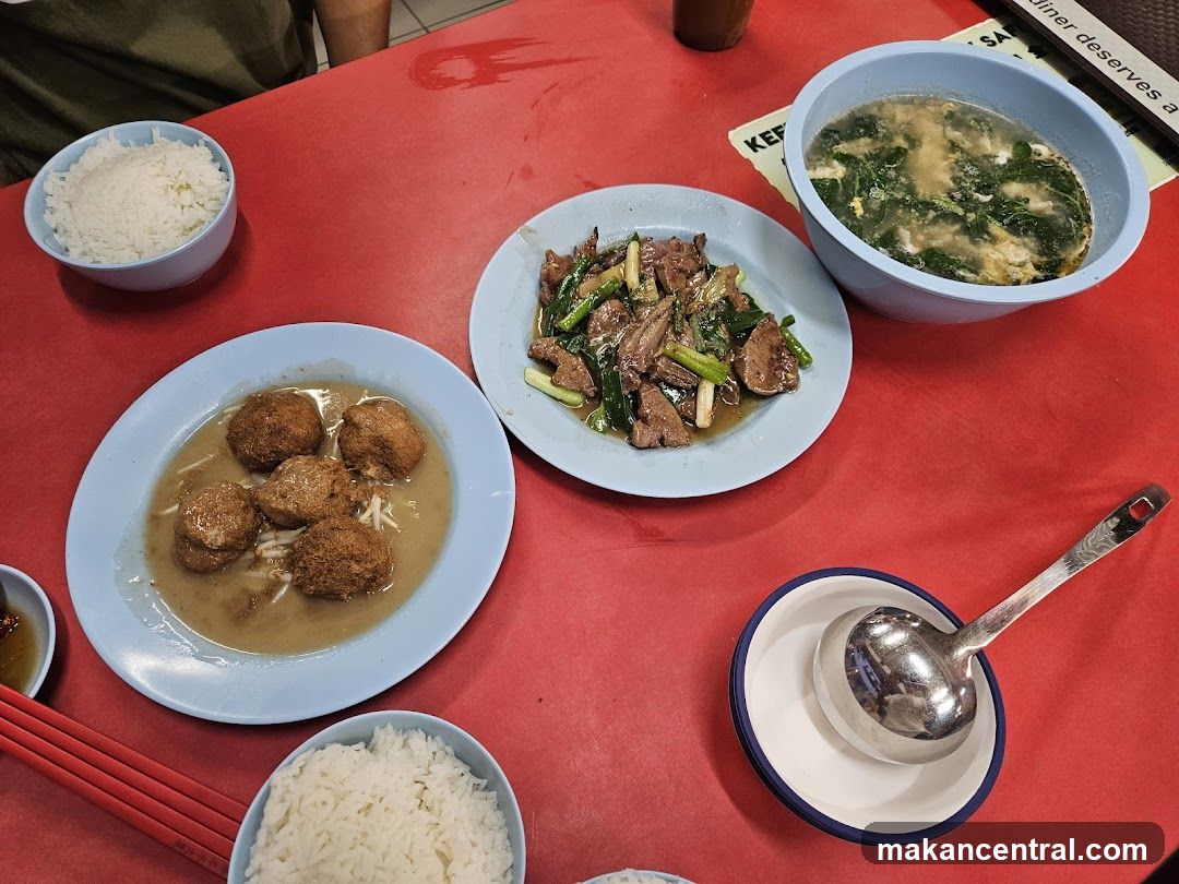 Table with food