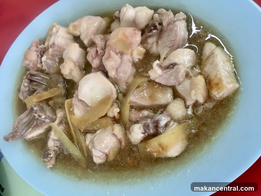 Steamed Chicken with Ginger