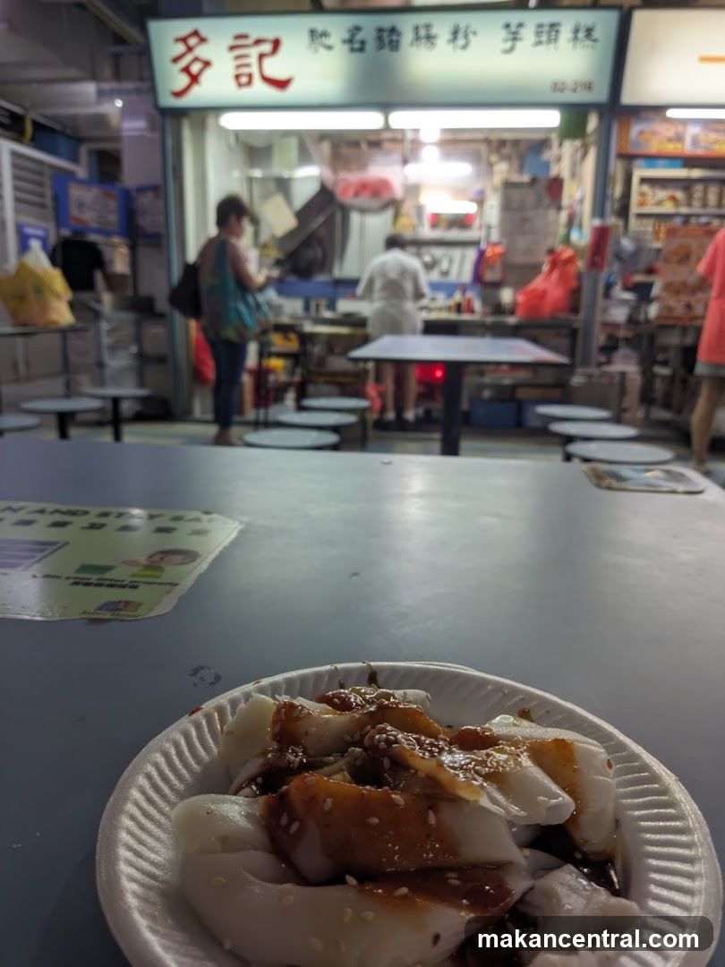 Food Stall with Customers