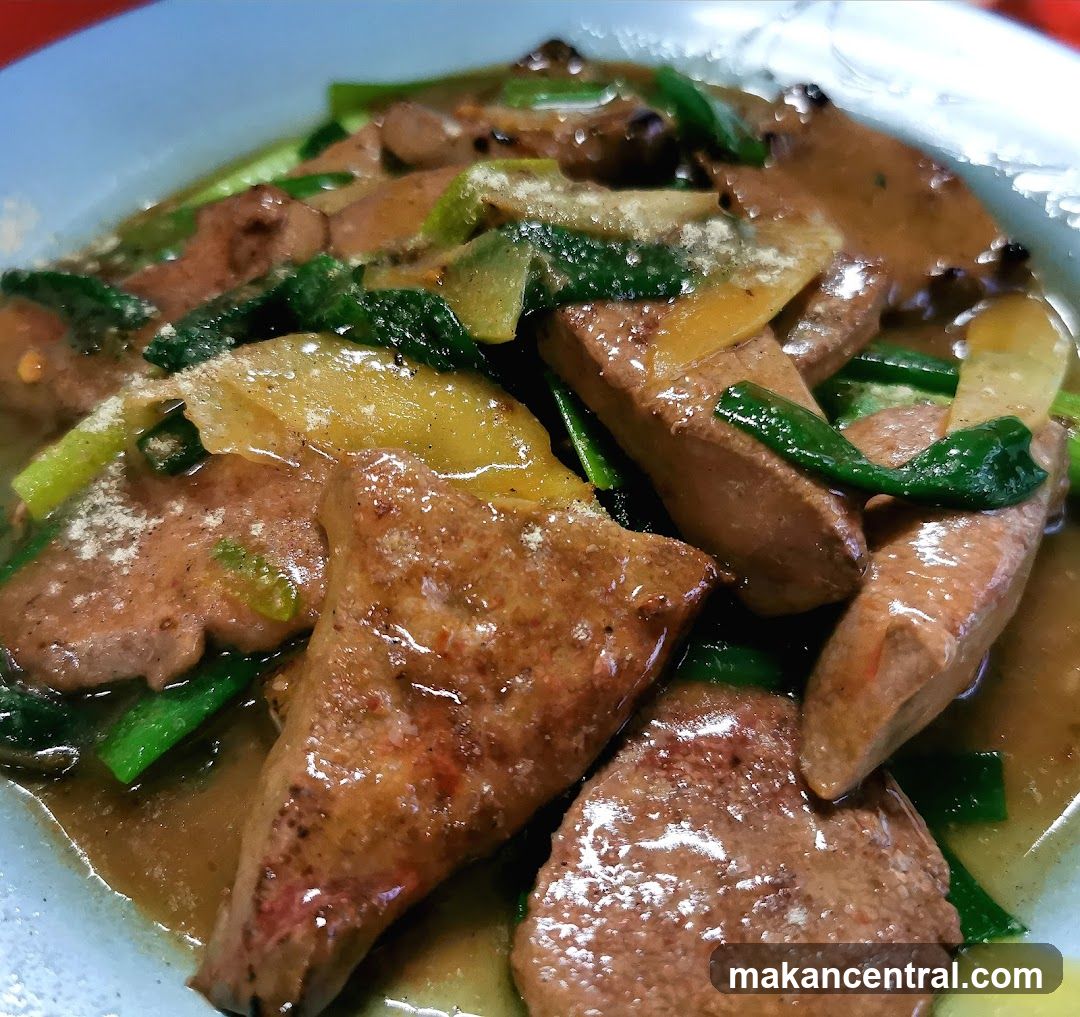 Stir-fried Liver with Vegetables