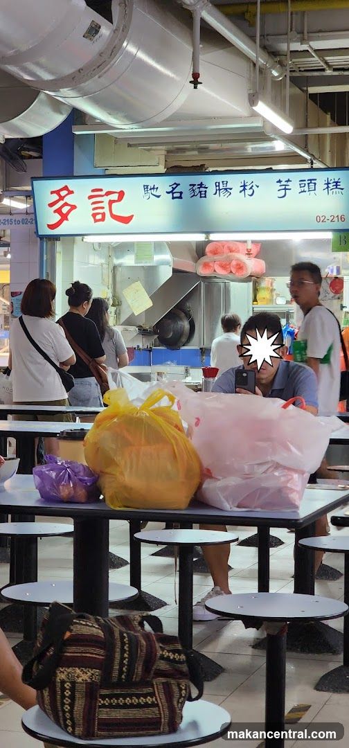 Food Stall with Customers