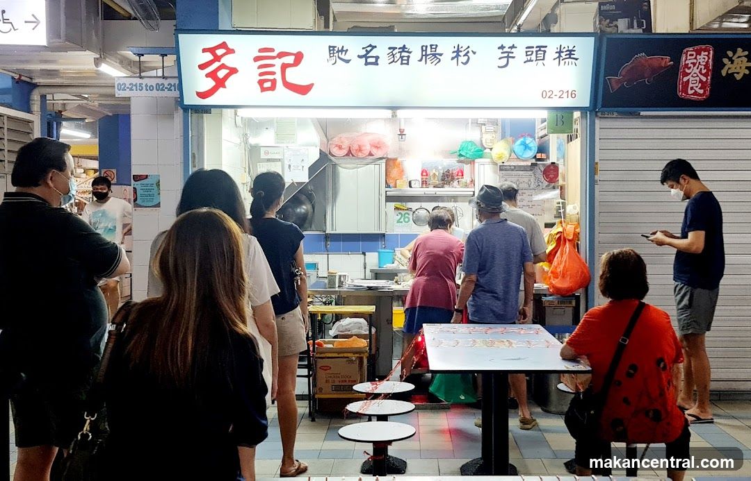 Food Stall with Sign