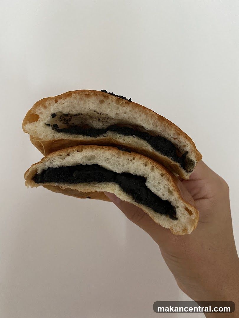 Black Sesame Filled Pastry