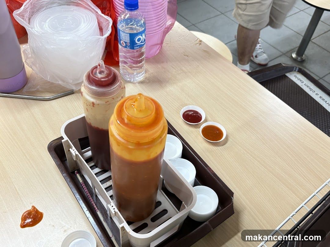 Condiments on a Table