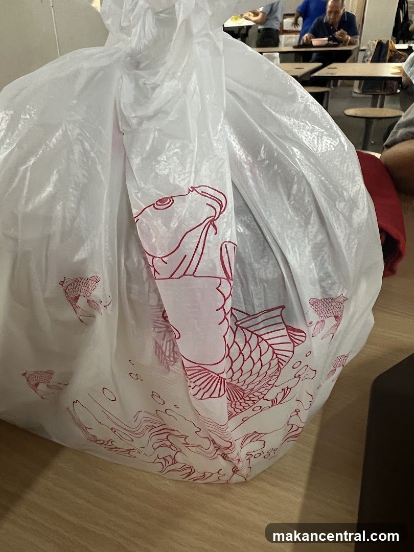 Takeout Bag with Fish Design