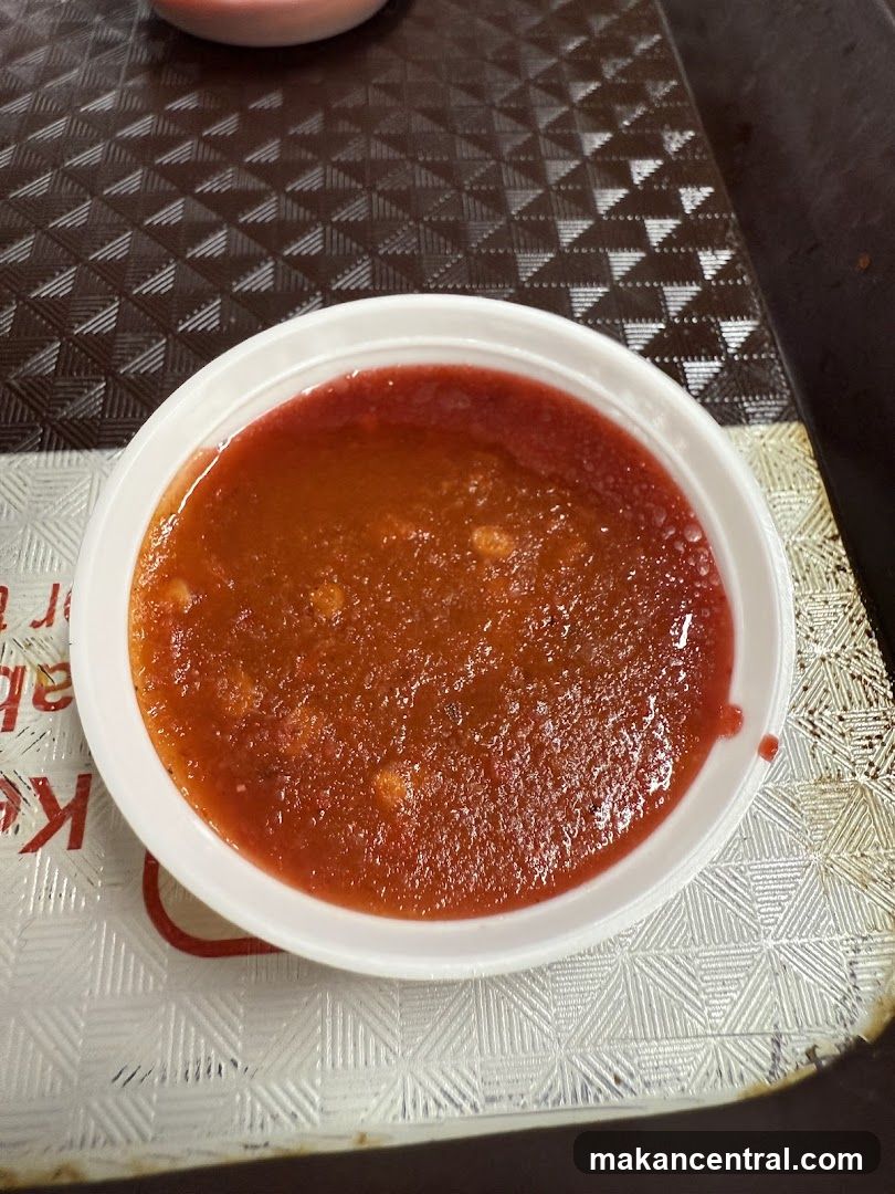 Sauce in a bowl