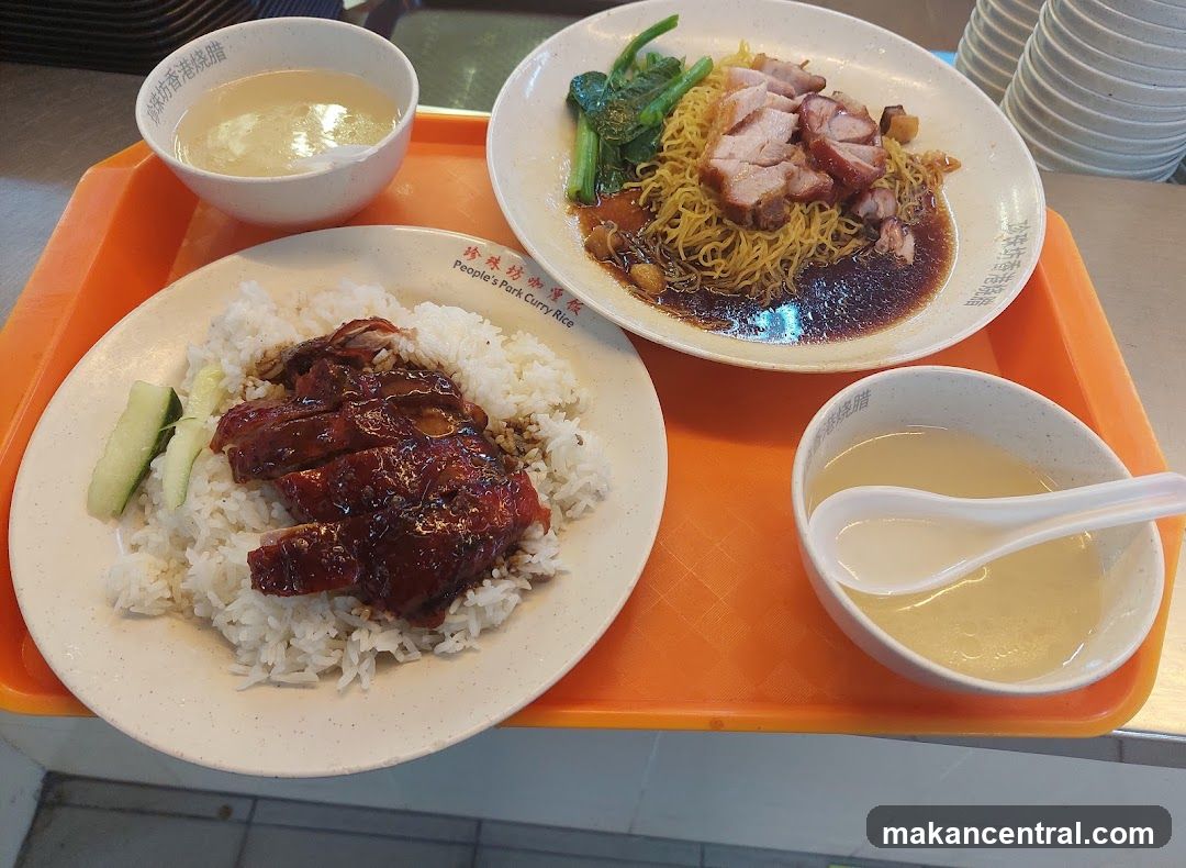 Roast Duck Rice and Noodles