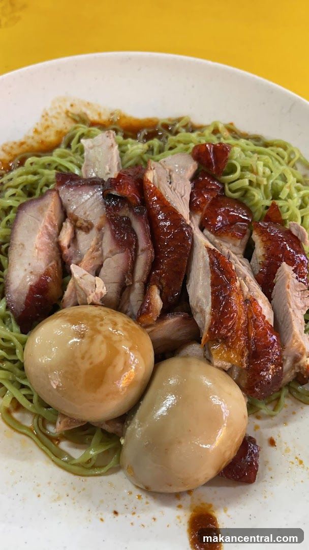 Roast Duck and Char Siu Noodles
