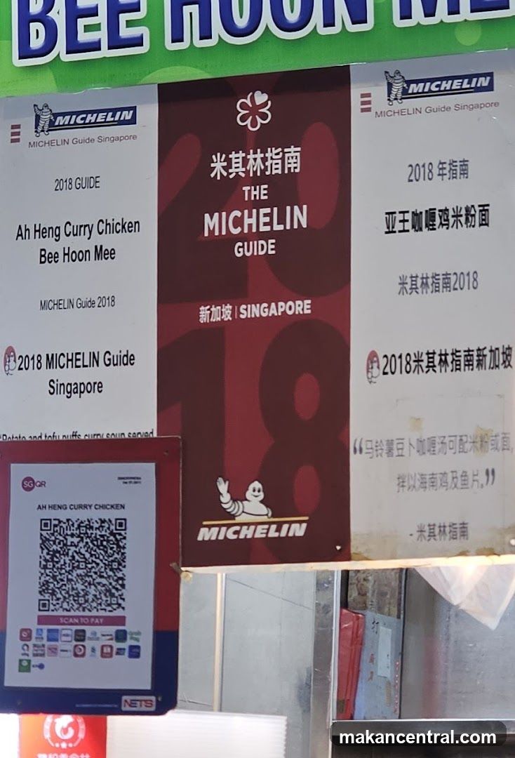 Michelin Guide Singapore 2018 Listings