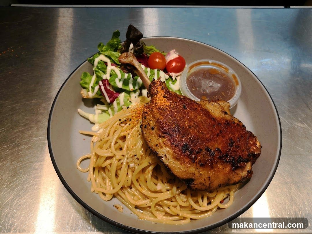 Duck Confit with Spaghetti