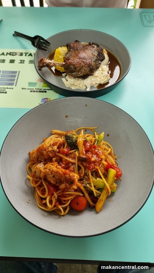 Two dishes on a table