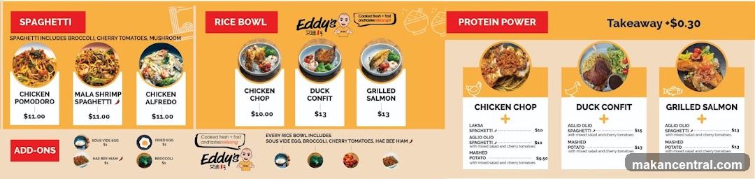 Eddy's Menu