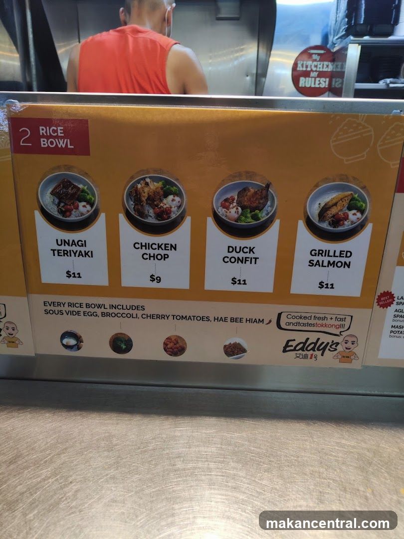 Rice Bowl Menu