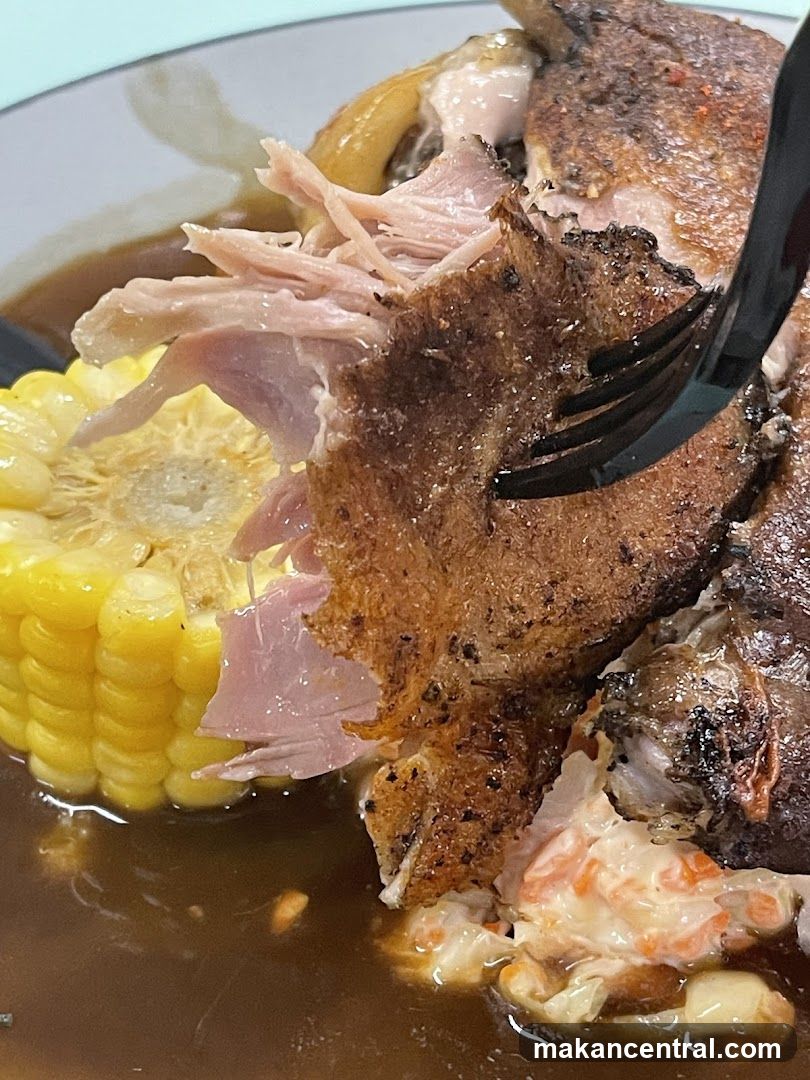 Shredded Meat with Corn and Gravy