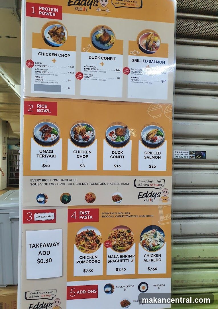 Eddy's Menu