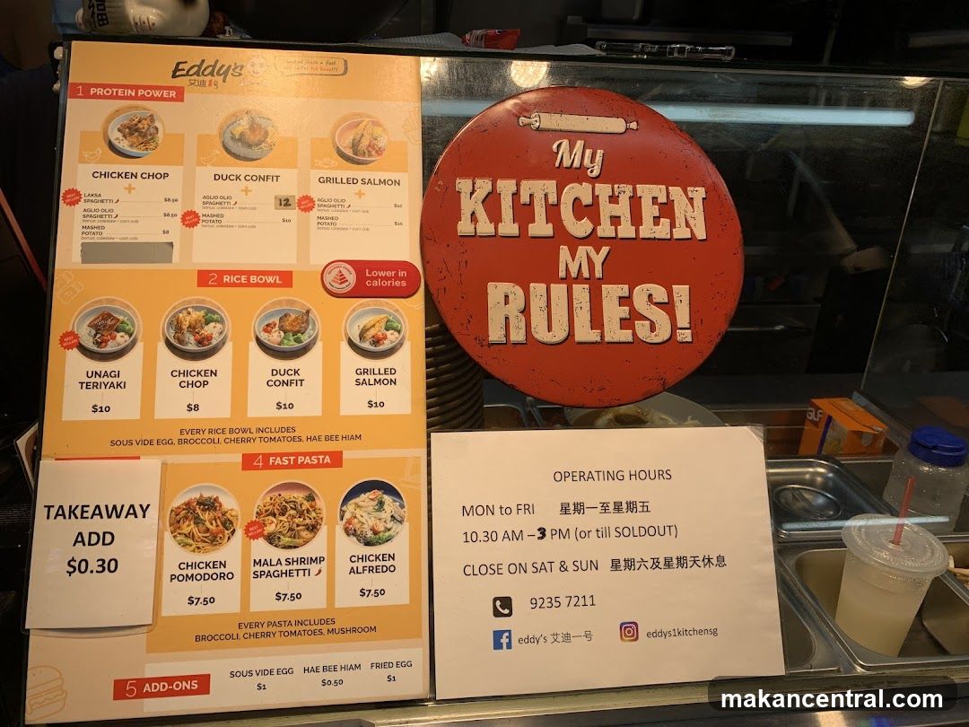 Eddy's Menu
