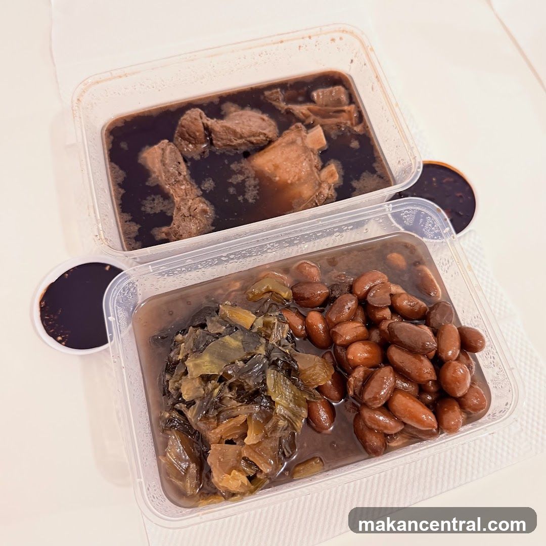 Braised Pork Ribs and Side Dishes