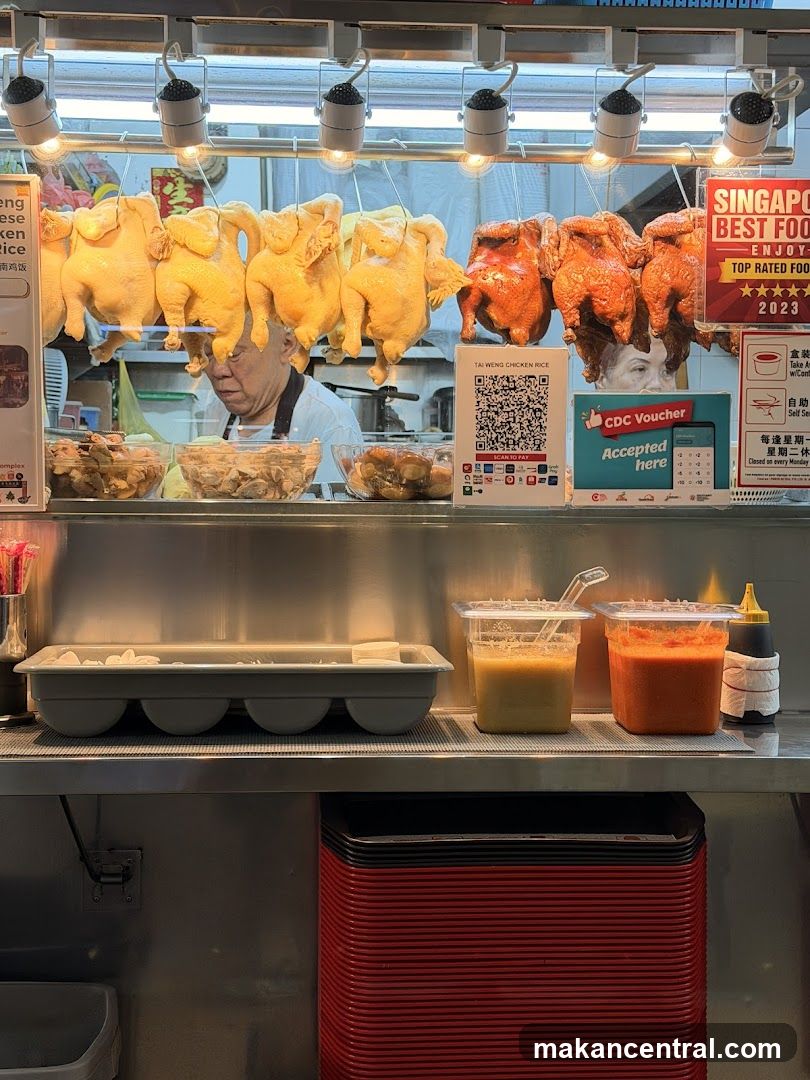Hainanese Chicken Rice Stall