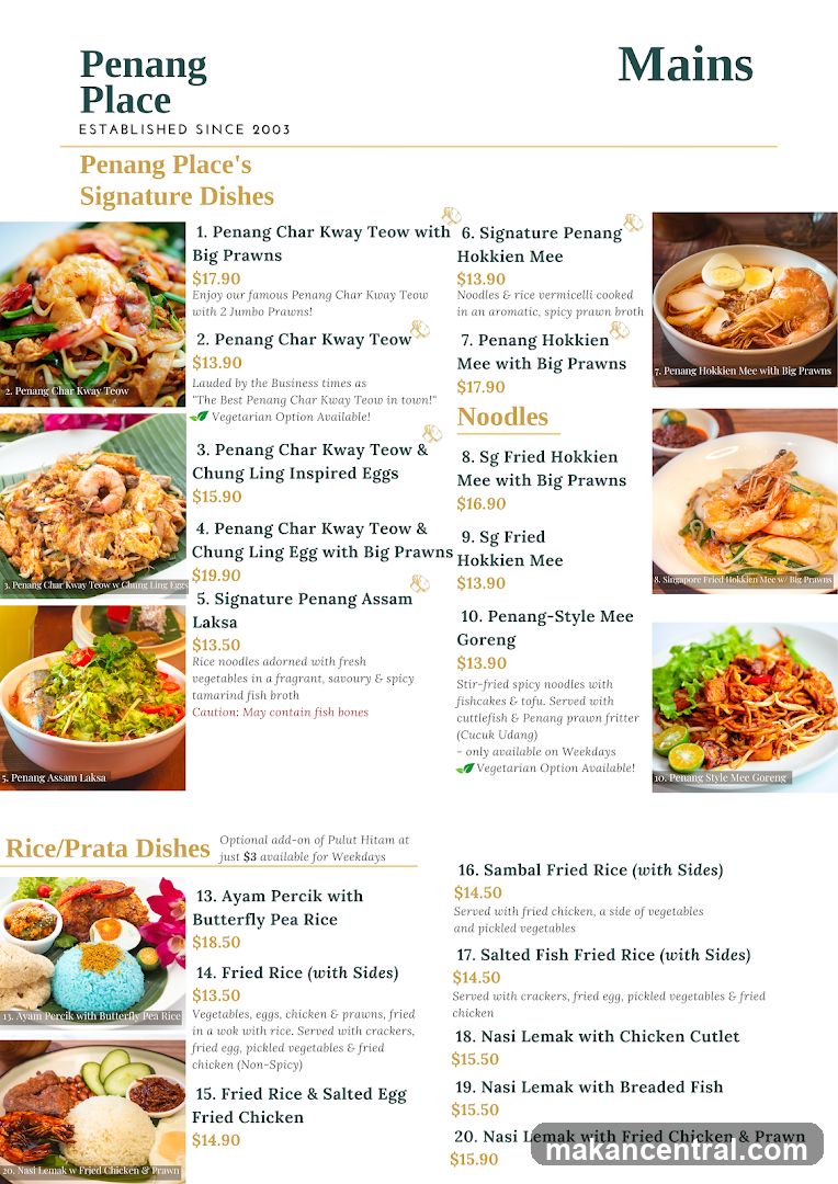 Penang Place Mains