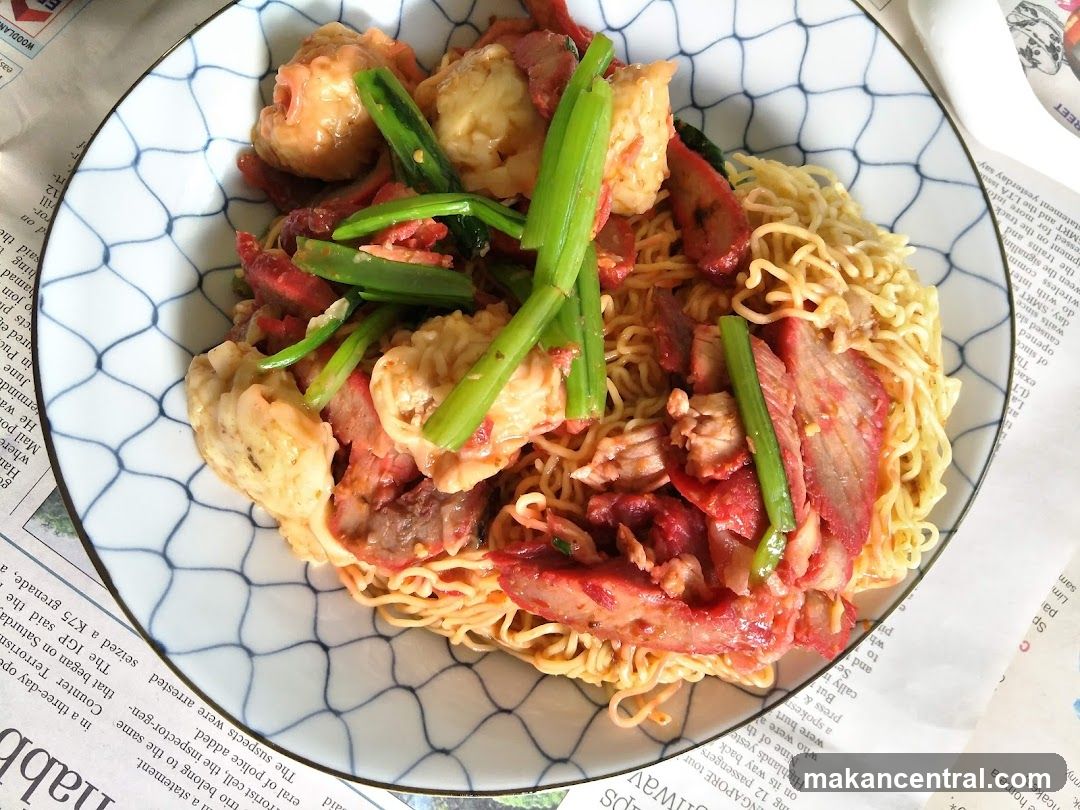 Noodles with Char Siu and Wontons