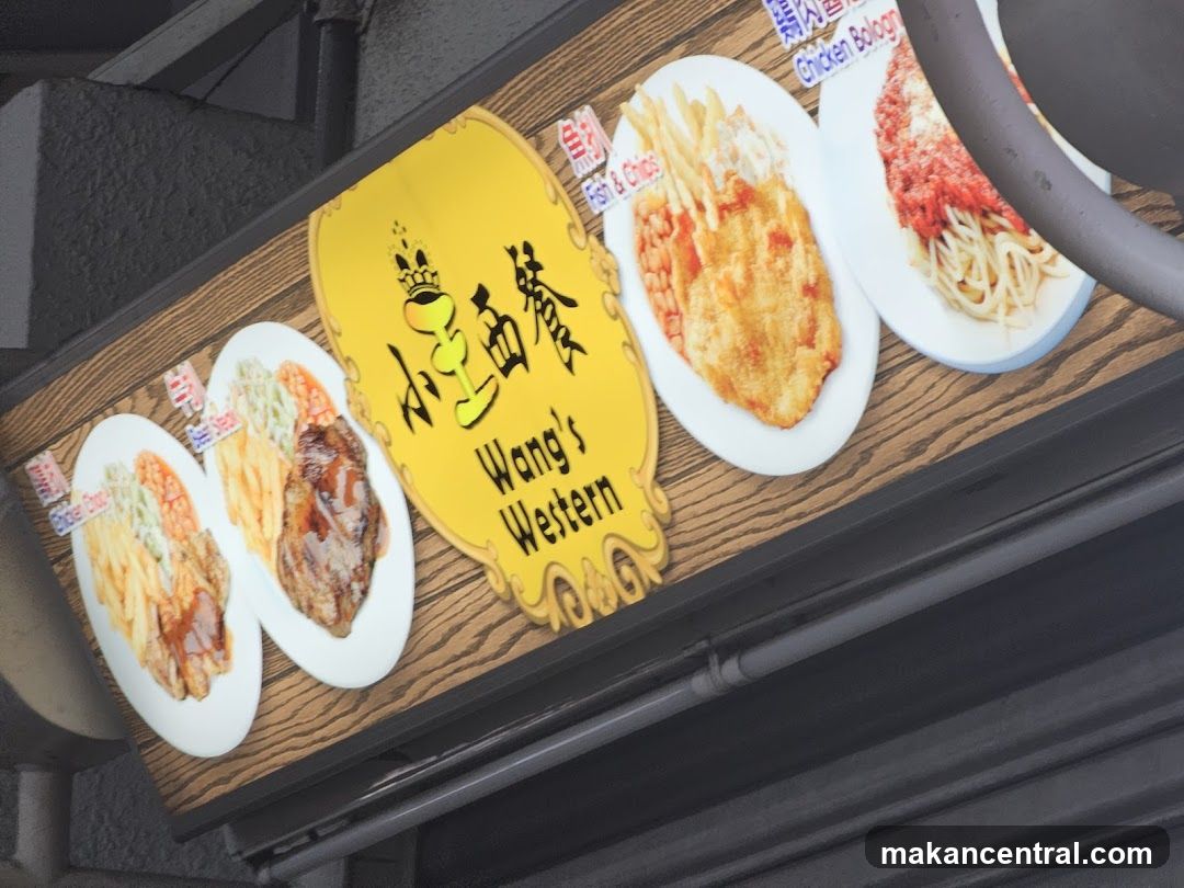 Wang's Western Food Display