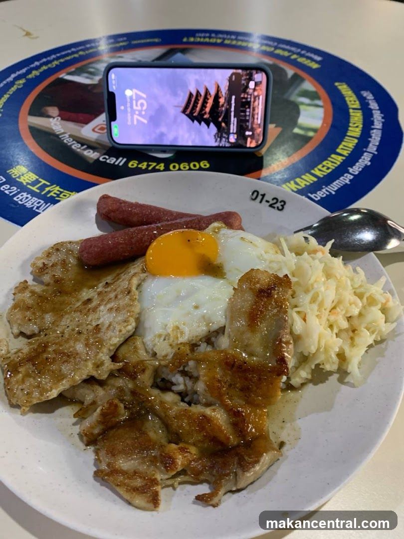 Meal with Phone