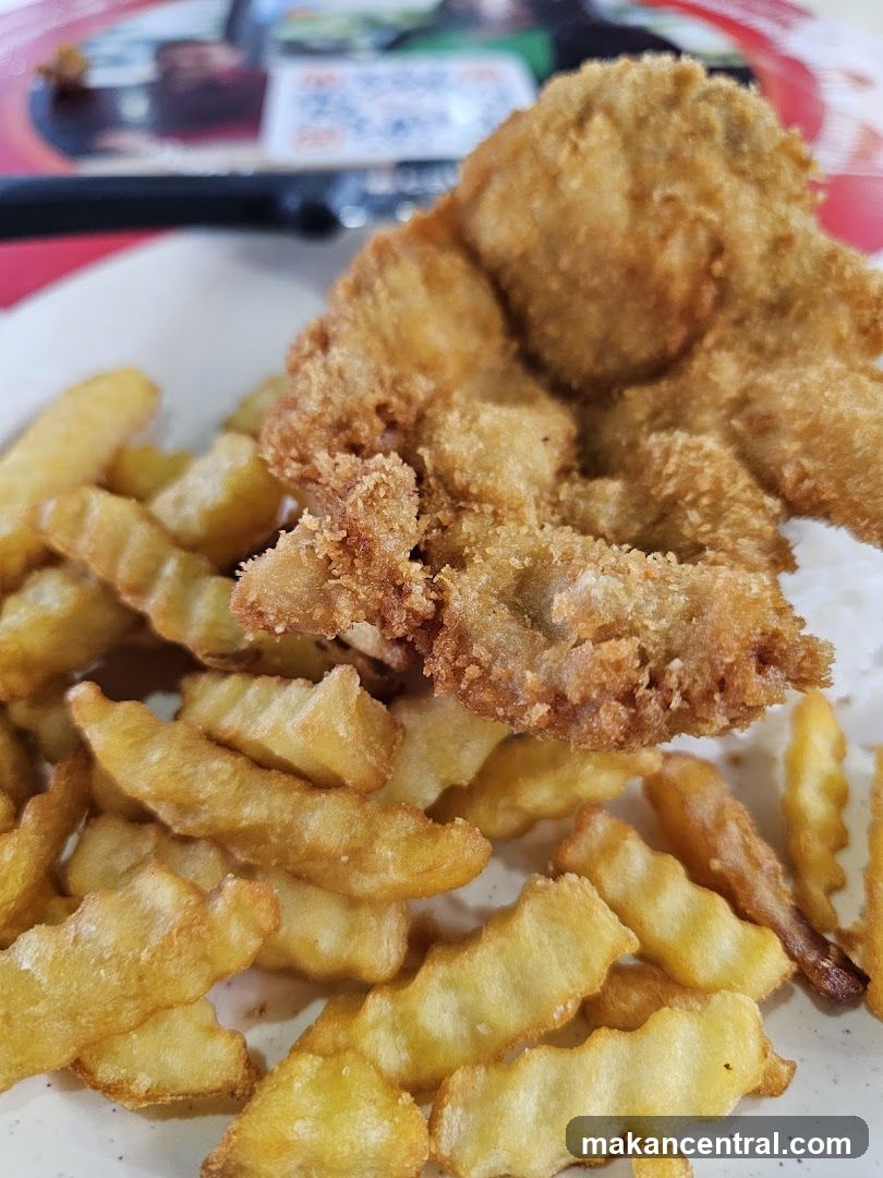 Fried Chicken and Fries