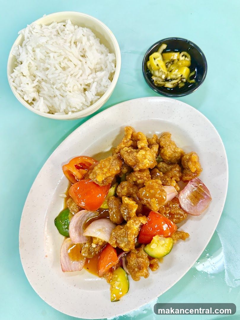 Sweet and Sour Pork with Rice