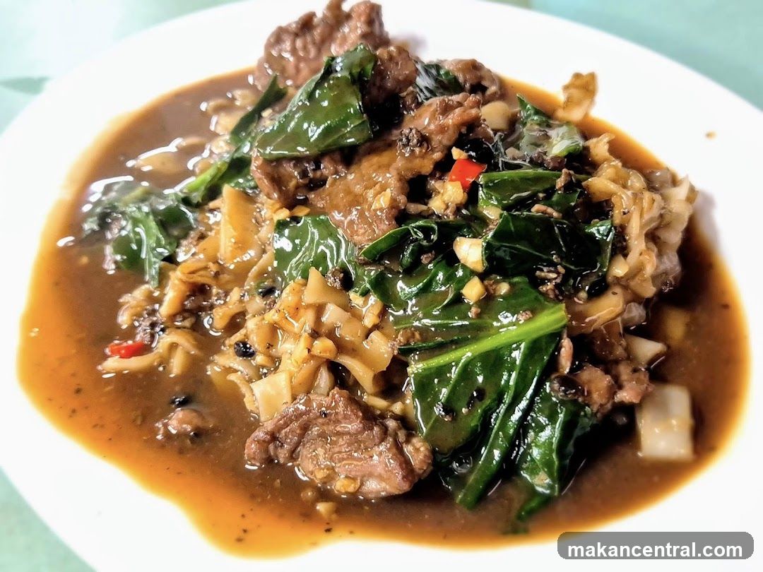 Beef and Noodles with Greens