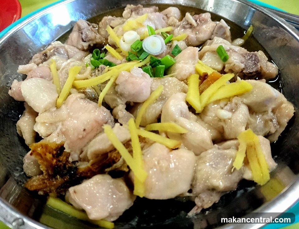 Steamed Chicken with Ginger