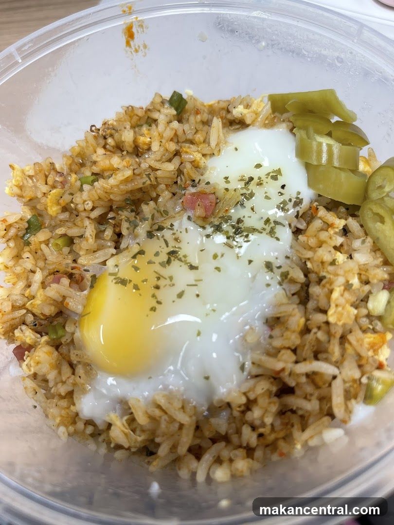 Fried Rice with Egg and Peppers